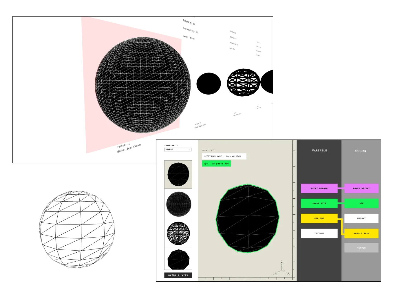 Data Variables for Physicalization © Maëva Calmettes