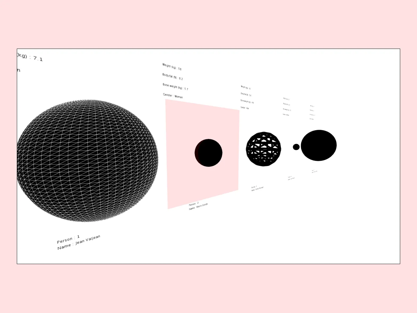 Data Variables for Physicalization © Maëva Calmettes